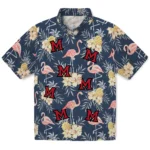 Miami RedHawks Hawaiian Shirt – Flamingo Hibiscus