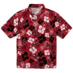 Miami RedHawks Hawaiian Shirt – Hibiscus Flower Design