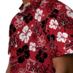 Miami RedHawks Hawaiian Shirt – Hibiscus Flower Design