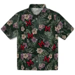Miami RedHawks Hawaiian Shirt – Hibiscus Leaves Pattern