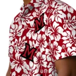 Miami RedHawks Hawaiian Shirt – Hibiscus Motif