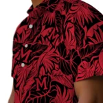 Miami RedHawks Hawaiian Shirt – Monstera Layer