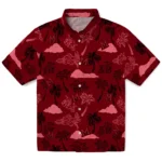 Miami RedHawks Hawaiian Shirt – Palm And Clouds