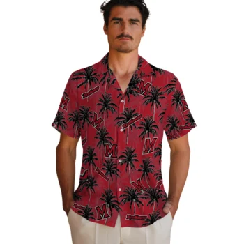 miami redhawks palm grove red hawaiian shirts fashion forward