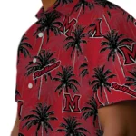 Miami RedHawks Hawaiian Shirt – Palm Tree Motif