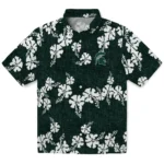 Michigan State Spartans Hawaiian Shirt – 50th State Flower
