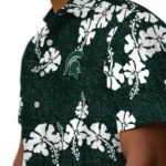 Michigan State Spartans Hawaiian Shirt – 50th State Flower
