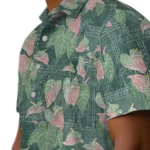 Michigan State Spartans Hawaiian Shirt – Anthurium Overlay
