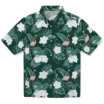 Michigan State Spartans Hawaiian Shirt – Flamingo and Hibiscus