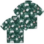 Michigan State Spartans Hawaiian Shirt – Flamingo and Hibiscus