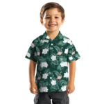Michigan State Spartans Hawaiian Shirt – Flamingo and Hibiscus