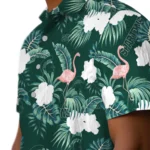 Michigan State Spartans Hawaiian Shirt – Flamingo and Hibiscus