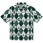 Michigan State Spartans Hawaiian Shirt – Golfing Plaid