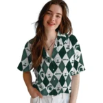 Michigan State Spartans Hawaiian Shirt – Golfing Plaid