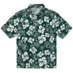 Michigan State Spartans Hawaiian Shirt – Hibiscus Flower Design