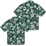 Michigan State Spartans Hawaiian Shirt – Hibiscus Flower Design