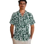 Michigan State Spartans Hawaiian Shirt – Hibiscus Motif