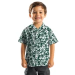 Michigan State Spartans Hawaiian Shirt – Hibiscus Motif