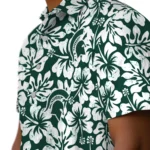Michigan State Spartans Hawaiian Shirt – Hibiscus Motif