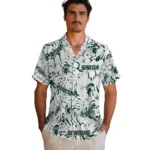 Michigan State Spartans Hawaiian Shirt – Hibiscus Overlay