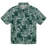 Michigan State Spartans Hawaiian Shirt – Leaf Outline