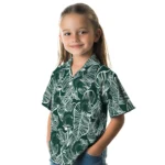 Michigan State Spartans Hawaiian Shirt – Leaf Outline