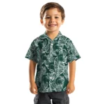 Michigan State Spartans Hawaiian Shirt – Leaf Outline