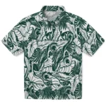Michigan State Spartans Hawaiian Shirt – Monstera Layer