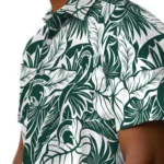 Michigan State Spartans Hawaiian Shirt – Monstera Layer