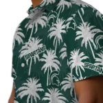 Michigan State Spartans Hawaiian Shirt – Palm Tree Motif