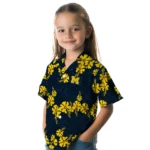 Michigan Wolverines Hawaiian Shirt – 50th State Flower