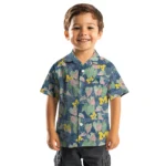 Michigan Wolverines Hawaiian Shirt – Anthurium Overlay