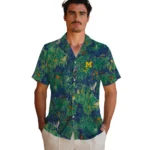 Michigan Wolverines Hawaiian Shirt – Bird Canopy