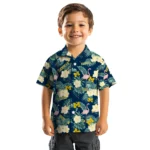 Michigan Wolverines Hawaiian Shirt – Flamingo and Hibiscus