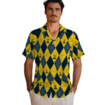 Michigan Wolverines Hawaiian Shirt – Golfing Plaid