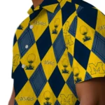 Michigan Wolverines Hawaiian Shirt – Golfing Plaid
