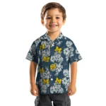 Michigan Wolverines Hawaiian Shirt – Hibiscus Flowers