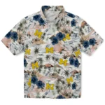 Michigan Wolverines Hawaiian Shirt – Hibiscus Seaside