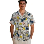 Michigan Wolverines Hawaiian Shirt – Hibiscus Seaside