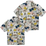Michigan Wolverines Hawaiian Shirt – Hibiscus Seaside