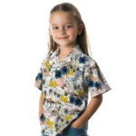 Michigan Wolverines Hawaiian Shirt – Hibiscus Seaside