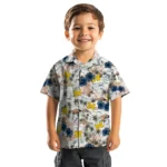 Michigan Wolverines Hawaiian Shirt – Hibiscus Seaside