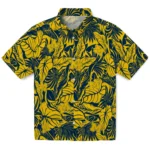 Michigan Wolverines Hawaiian Shirt – Monstera Layer