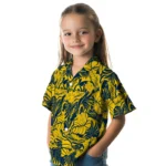Michigan Wolverines Hawaiian Shirt – Monstera Layer