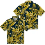 Michigan Wolverines Hawaiian Shirt – Palm Leaves