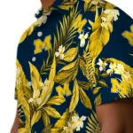Michigan Wolverines Hawaiian Shirt – Palm Leaves
