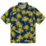 Michigan Wolverines Hawaiian Shirt – Palm Tree Motif