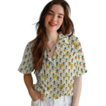 Michigan Wolverines Hawaiian Shirt – Pineapple Delight