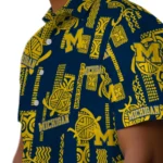 Michigan Wolverines Hawaiian Shirt – Turtle Lines