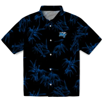 middle tennessee blue raiders bamboo branches blue black hawaiian shirts best selling